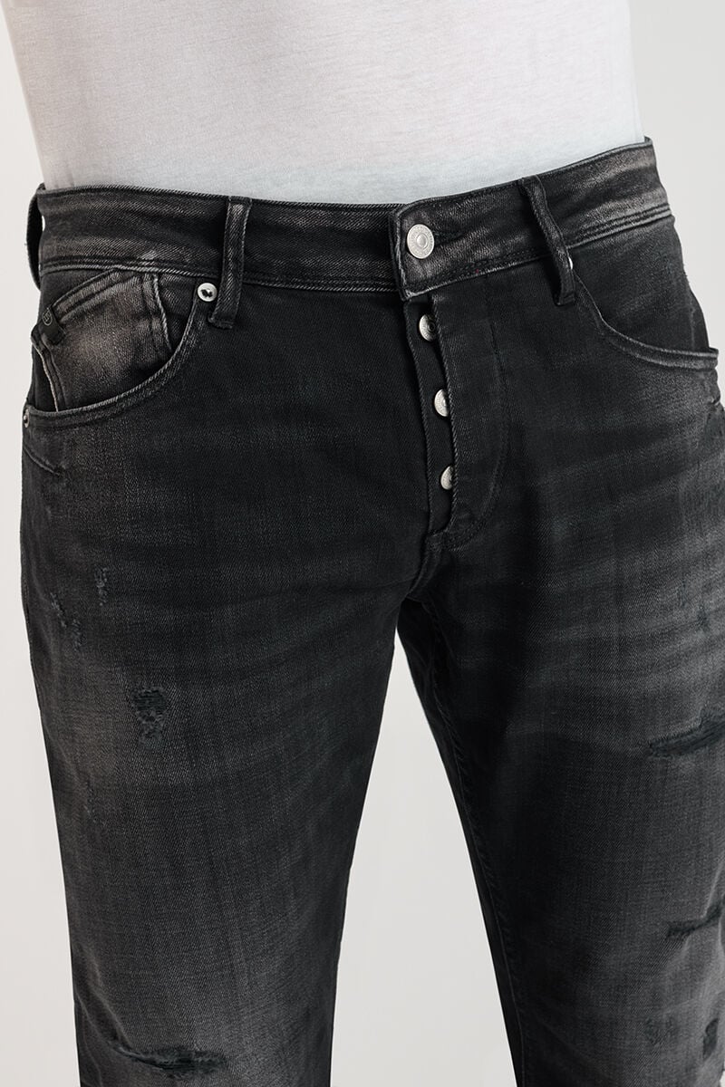 Jeans 700/11 adjusted Vogt destroy noir N°1