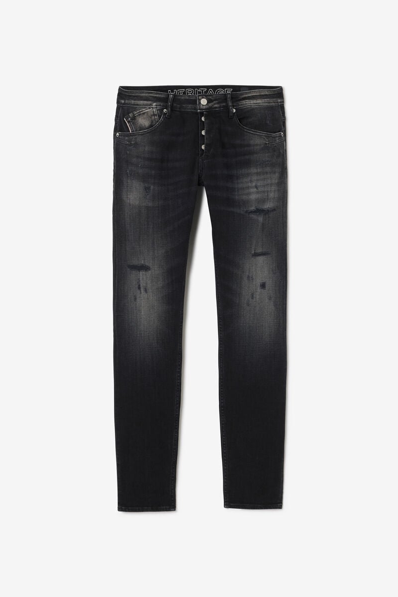 Jeans 700/11 adjusted Vogt destroy noir N°1