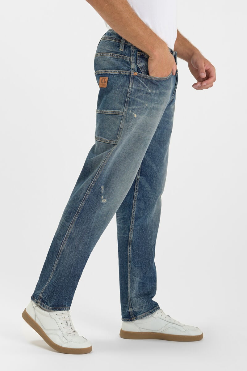 Jeans loose Work Egeo destroy bleu N°3