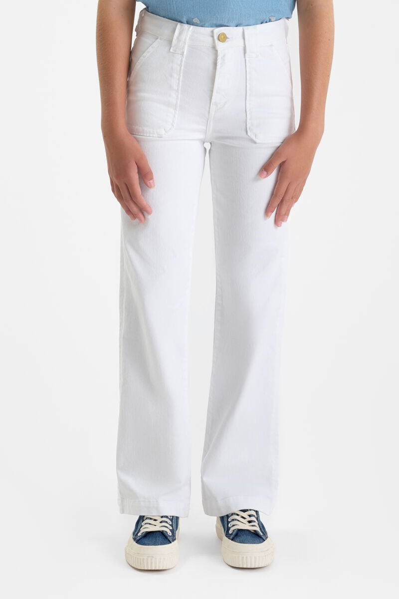 Jeans flare blanc