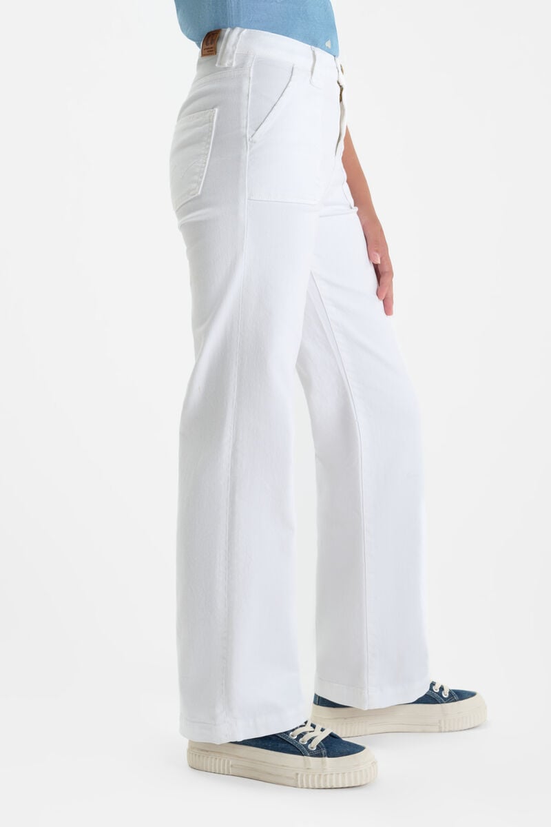 Jeans flare blanc