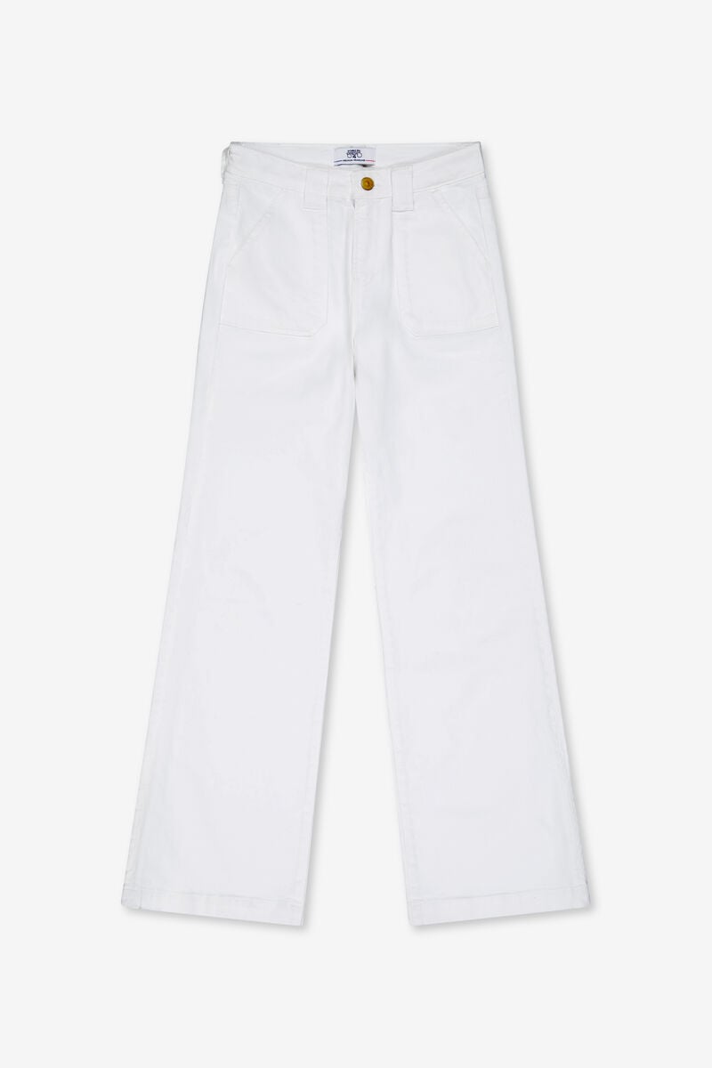 Jeans flare blanc