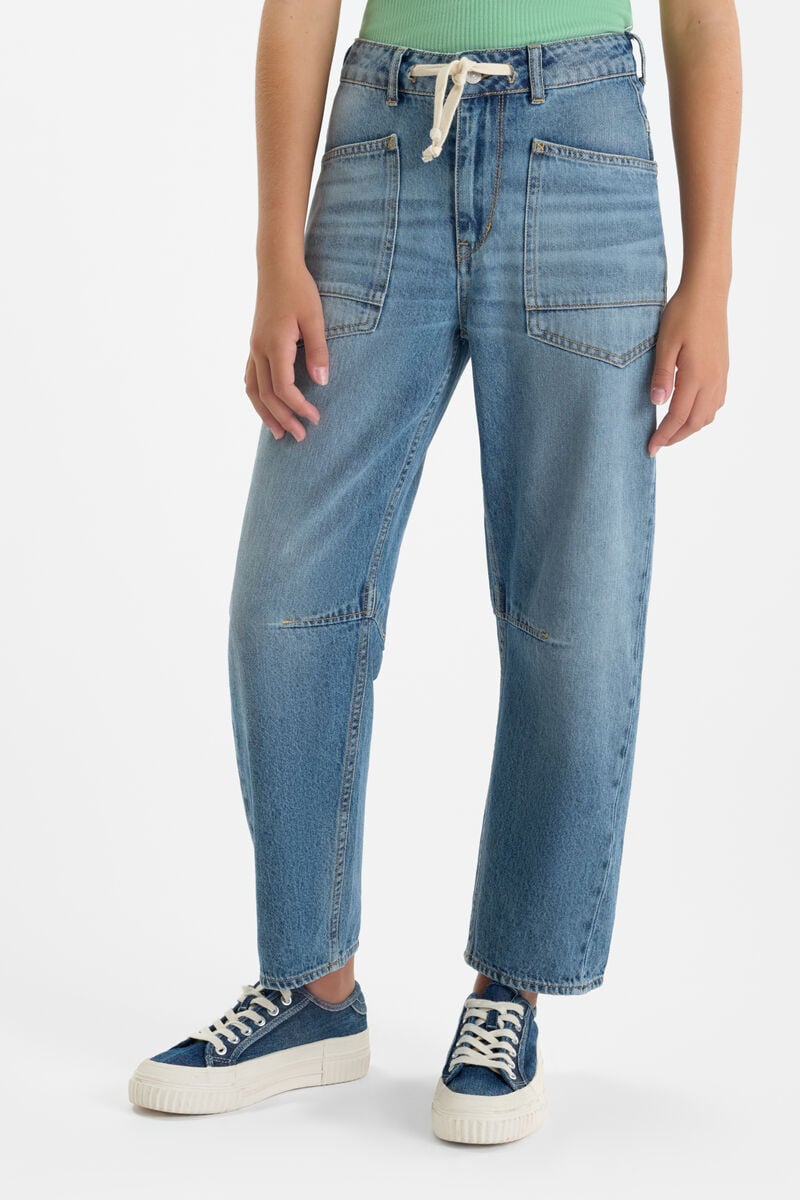 Jeans balloon Monticelli bleu N°4