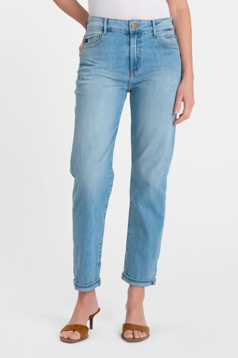 Jeans 400/18 mom Basic bleu N°5