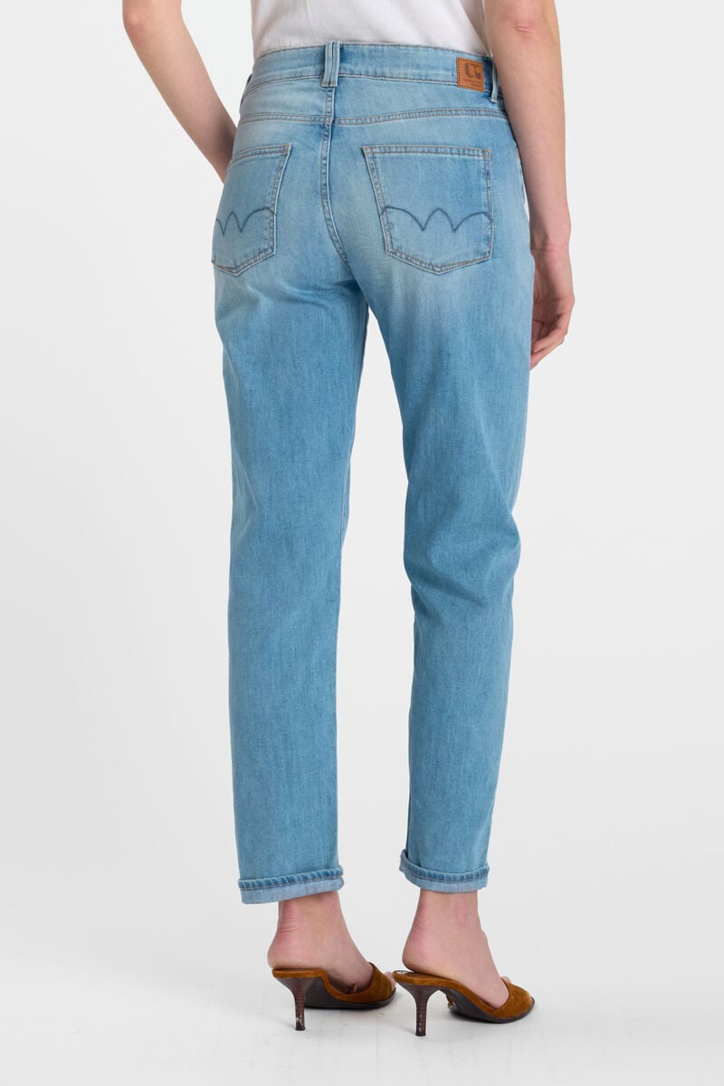 Jeans 400/18 mom Basic bleu N°5