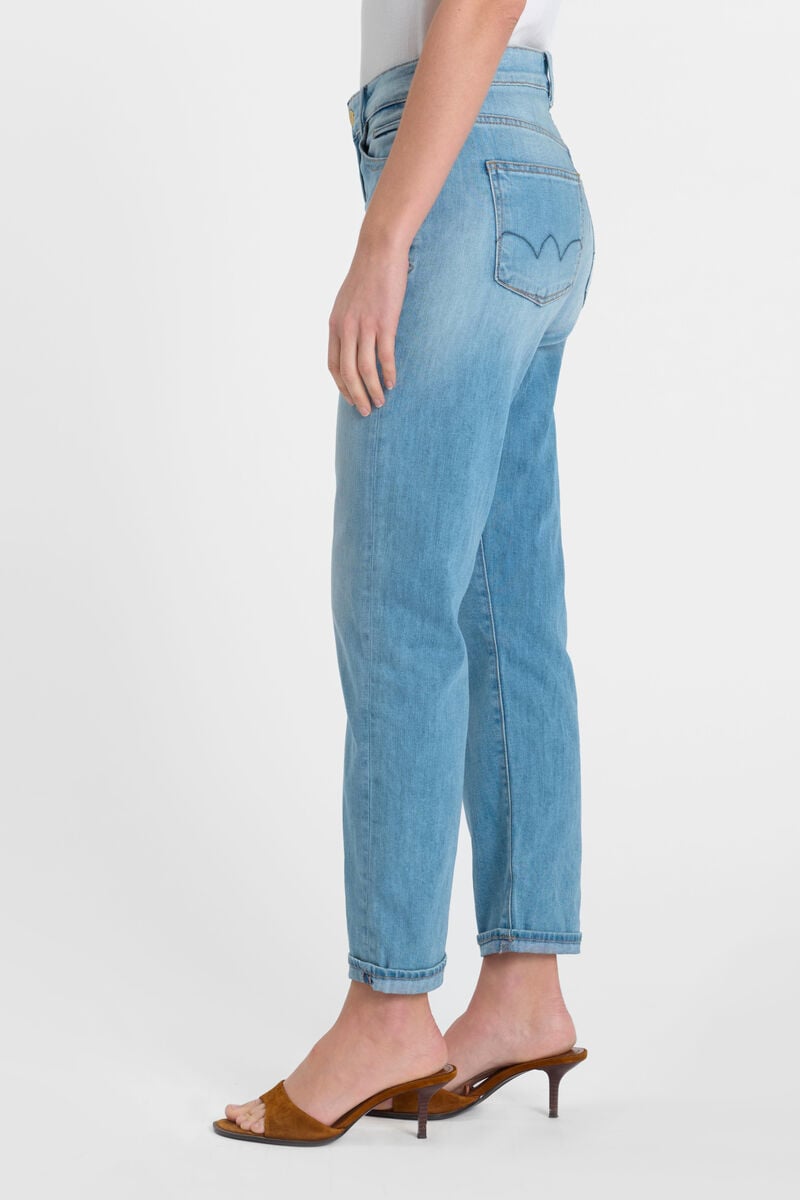 Jeans 400/18 mom Basic bleu N°5