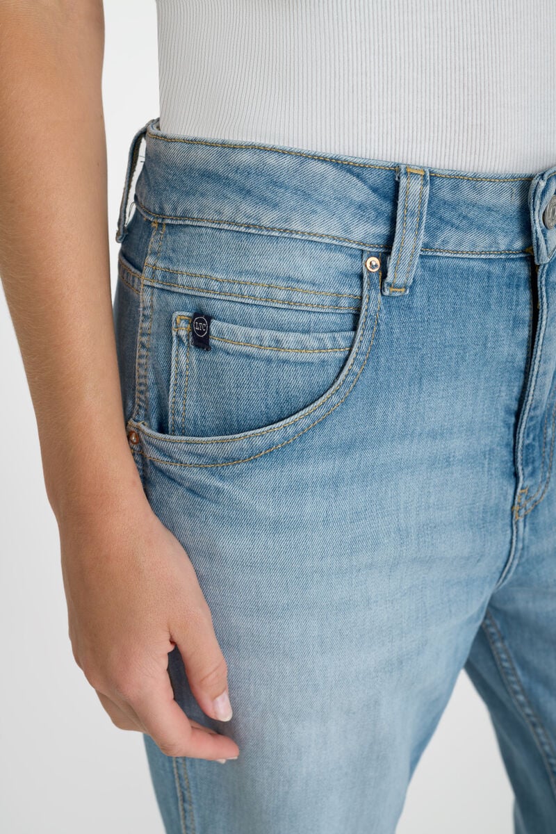 Jeans 400/60 girlfriend Jam bleu N°5