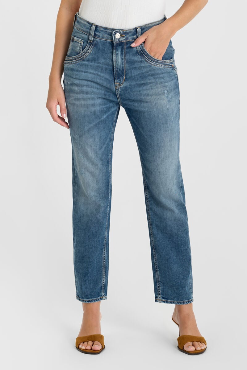 Jeans 400/60 girlfriend Mignet bleu N°3