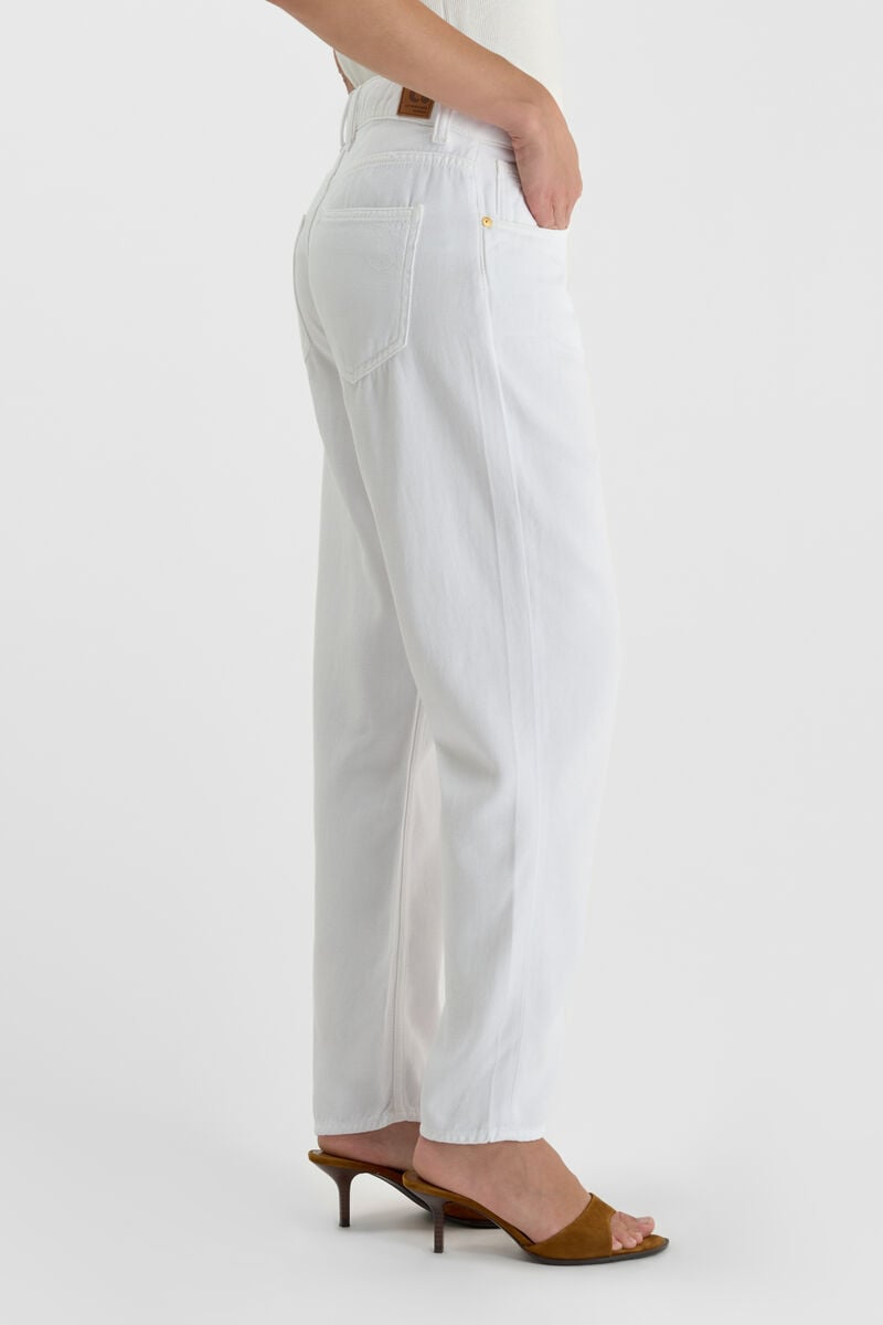 Jeans 400/60 girlfriend Riki tencel blanc
