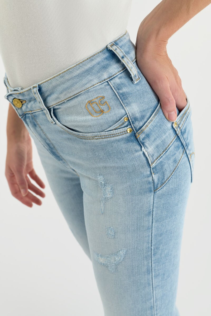 Jeans pulp regular Arja bleu N°5