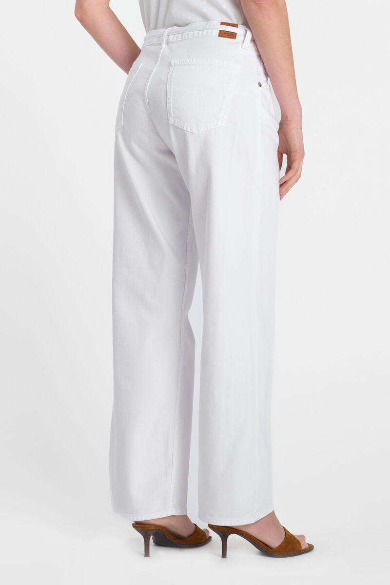 Jeans wide leg Lauryn Jab blanc