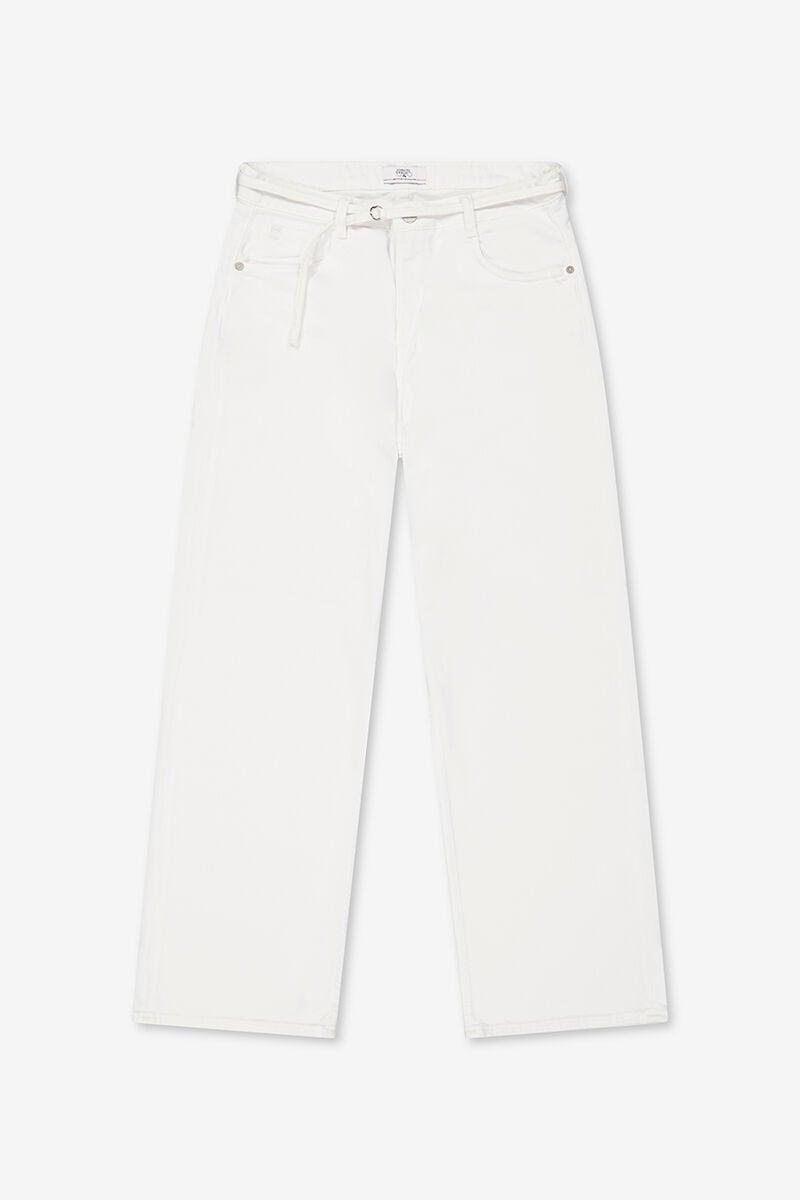 Jeans wide leg Lauryn Jab blanc
