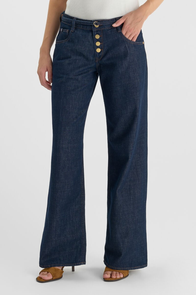 Jeans wide leg Lauryn jab bleu N°0