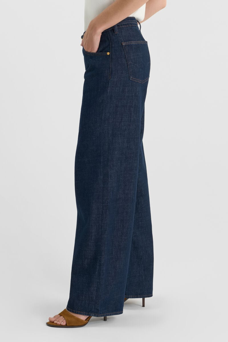 Jeans wide leg Lauryn jab bleu N°0
