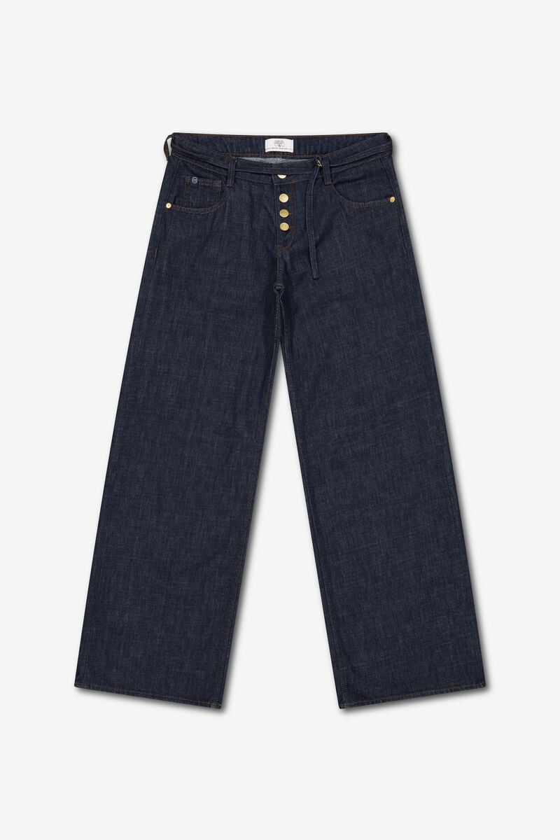 Jeans wide leg Lauryn jab bleu N°0