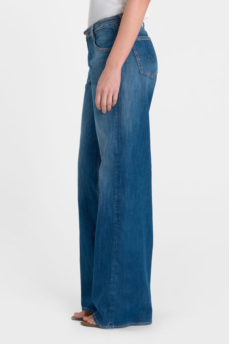 Jeans wide leg Lauryn Jab bleu N°3
