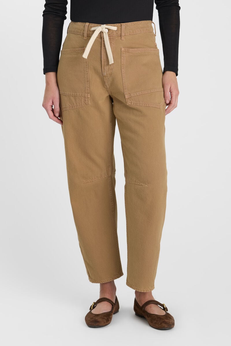 Jeans balloon Madie camel