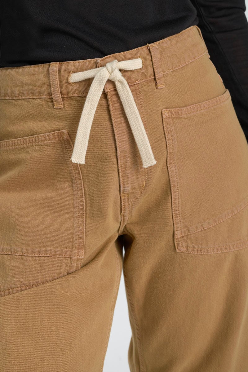 Jeans balloon Madie camel