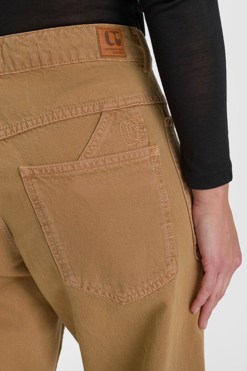 Jeans balloon Madie camel