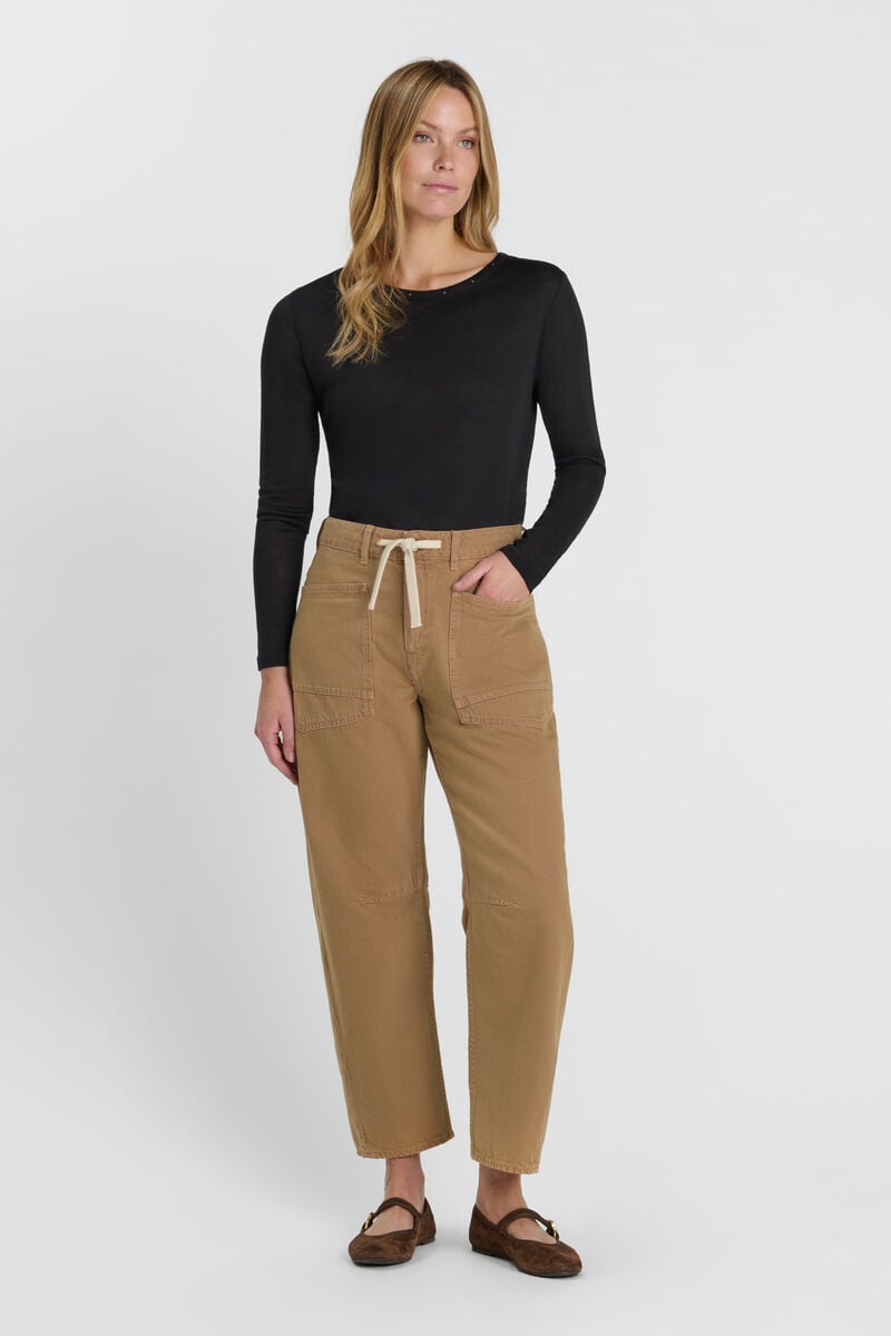 Jeans balloon Madie camel