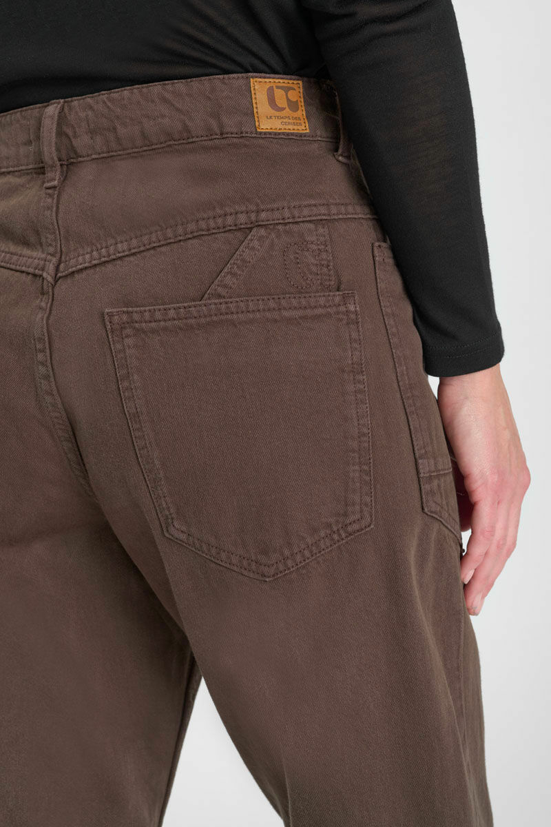 Jeans balloon Madie marron