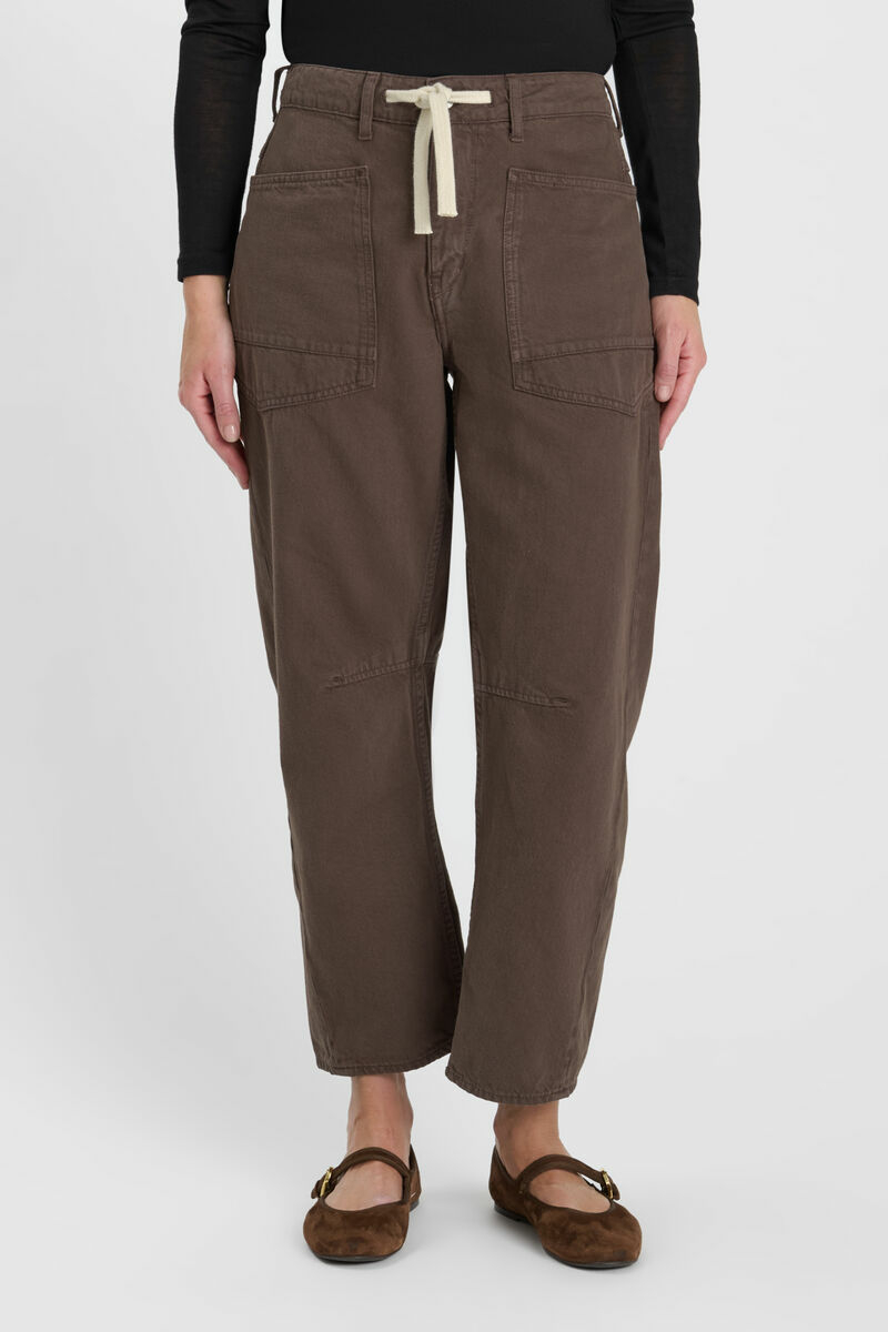 Jeans balloon Madie marron