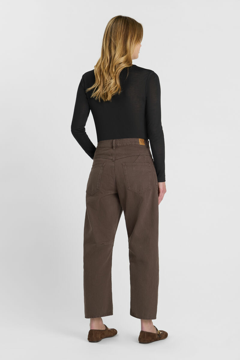 Jeans balloon Madie marron