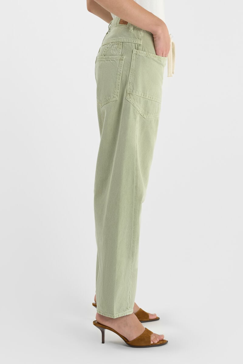 Jeans balloon Madie vert