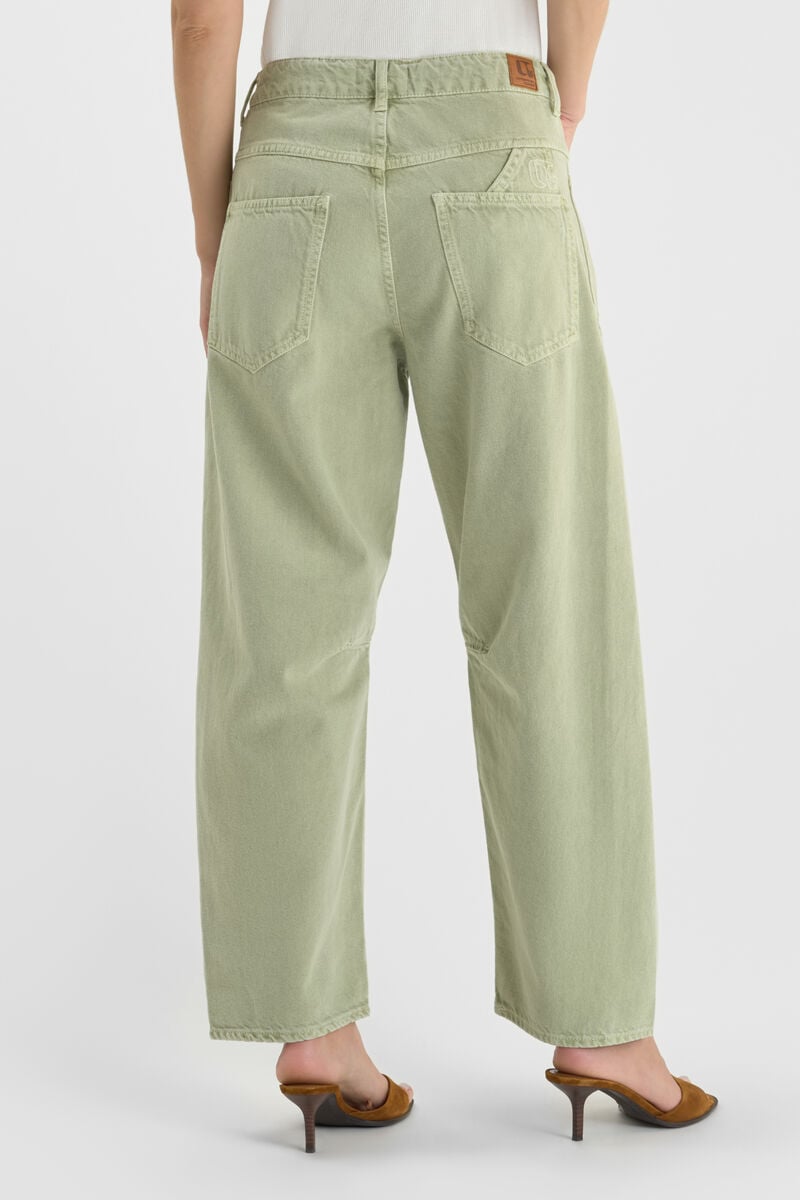 Jeans balloon Madie vert
