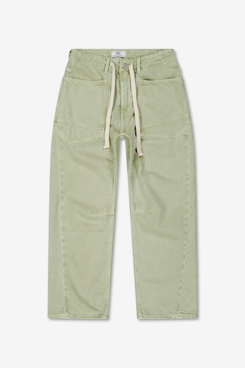 Jeans balloon Madie vert