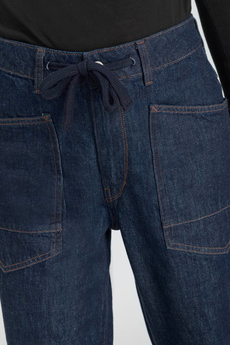 Jeans balloon Madie bleu N°0