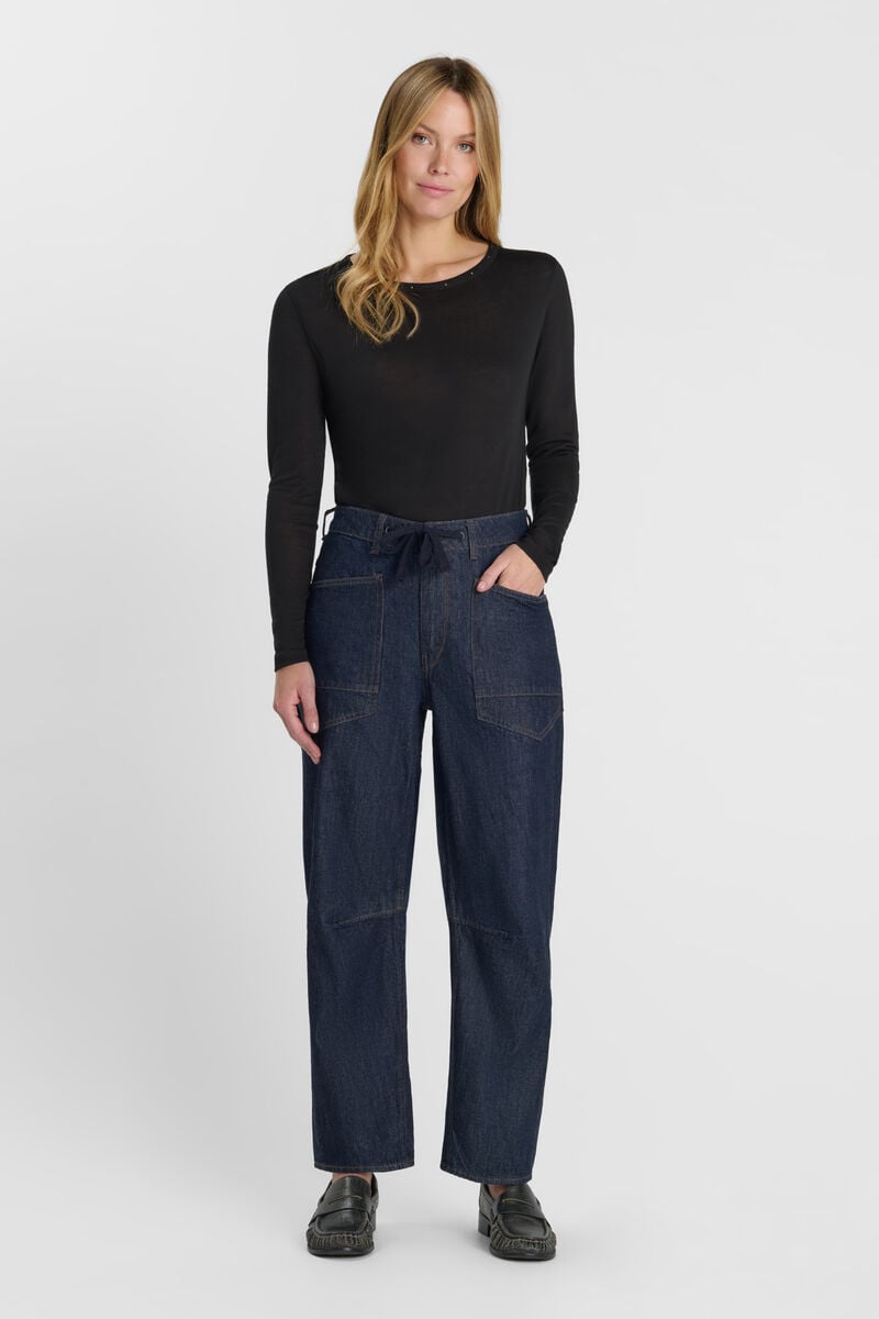 Jeans balloon Madie bleu N°0