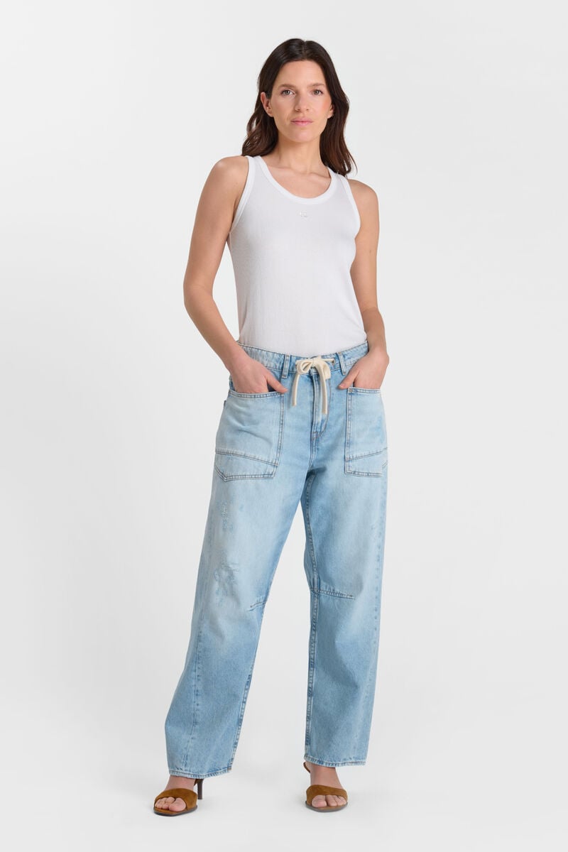 Jeans balloon Madie bleu N°5