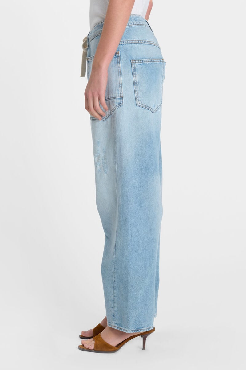 Jeans balloon Madie bleu N°5