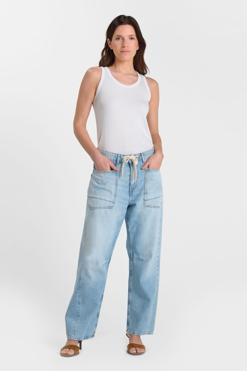 Jeans balloon Madie bleu N°5