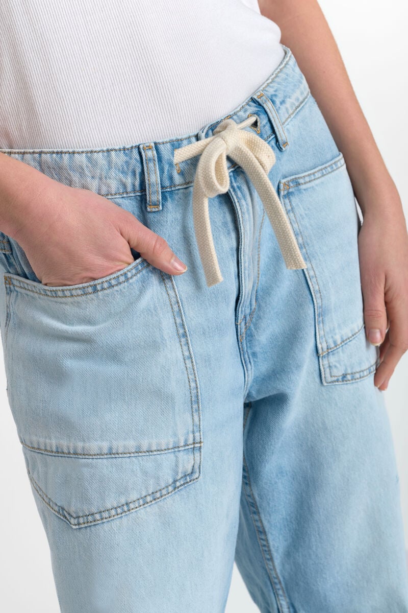 Jeans balloon Madie bleu N°5