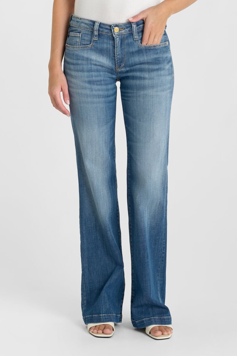 Jeans flare Rosa bleu N°4