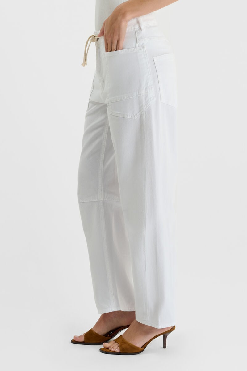 Jeans balloon Madie blanc