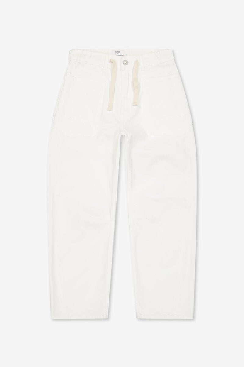 Jeans balloon Madie blanc