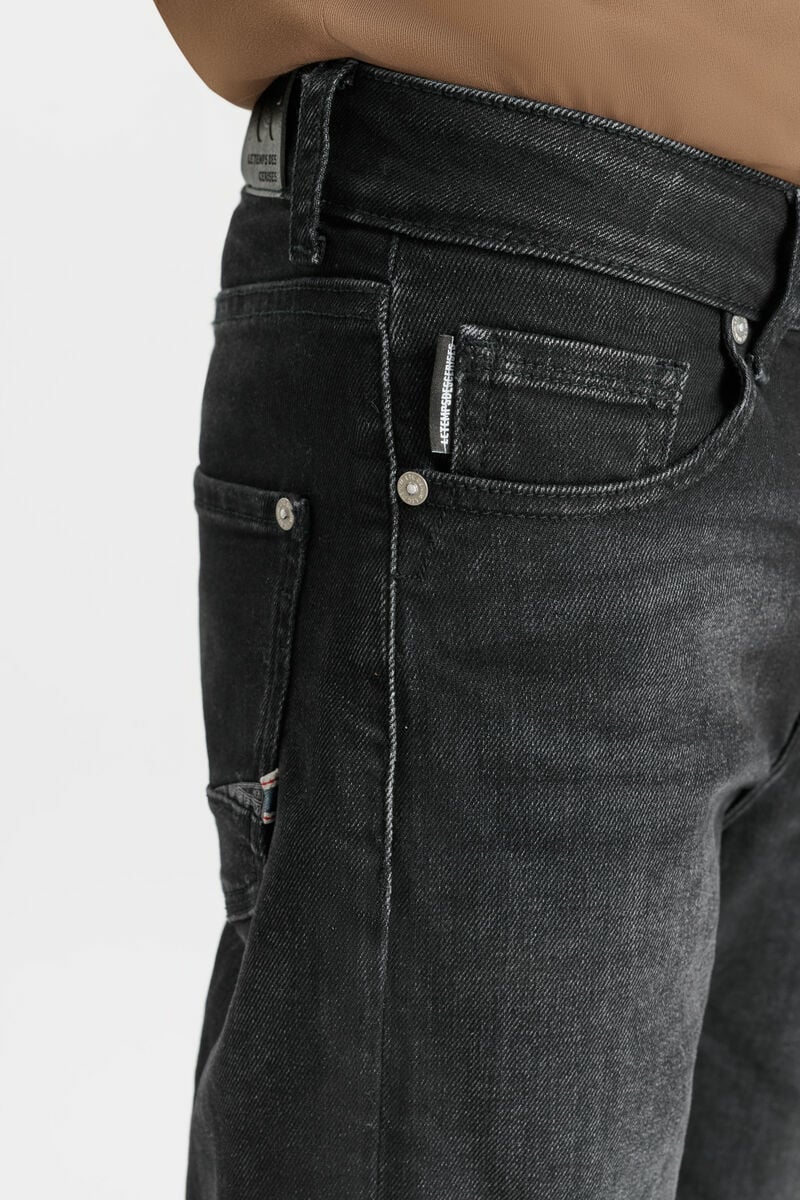 Jeans regular Swann noir