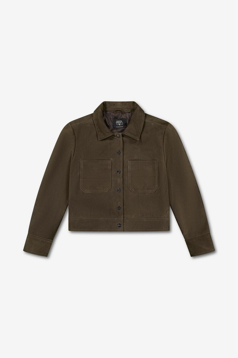 Veste en cuir Aela
