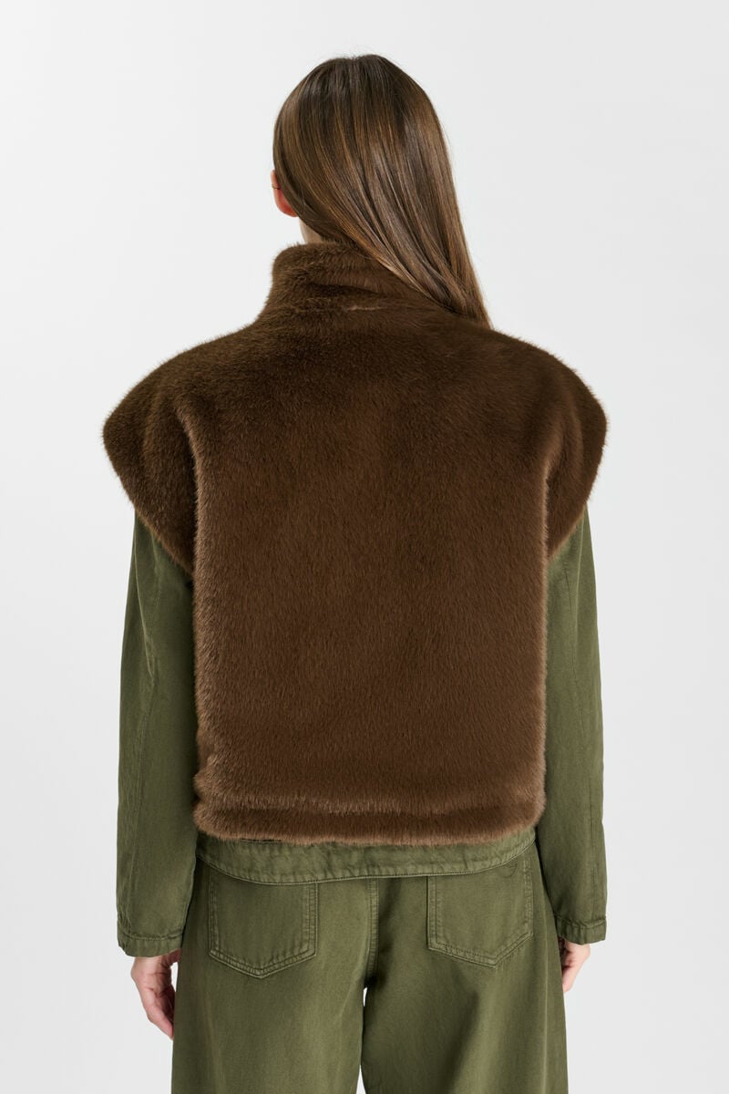 Veste réversible Fauve