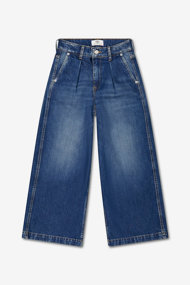 Jeans wide leg Dorla bleu foncé