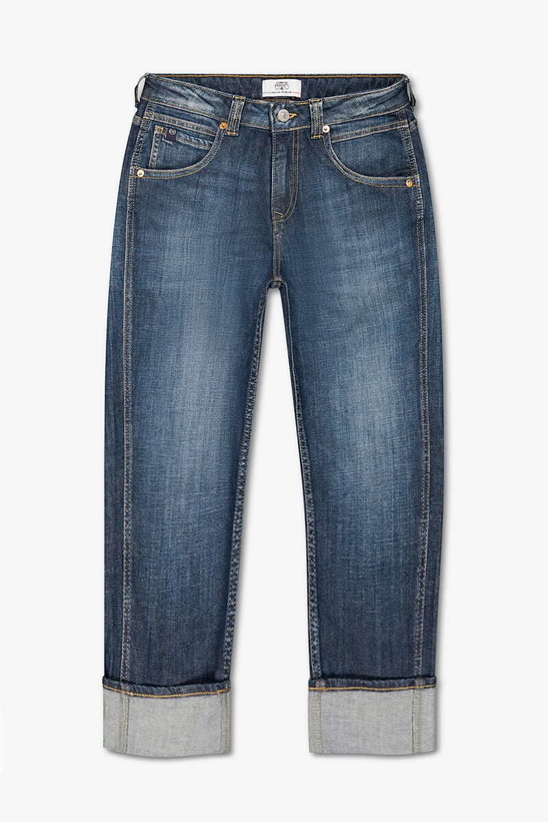 Jeans girlfriend Jama bleu foncé