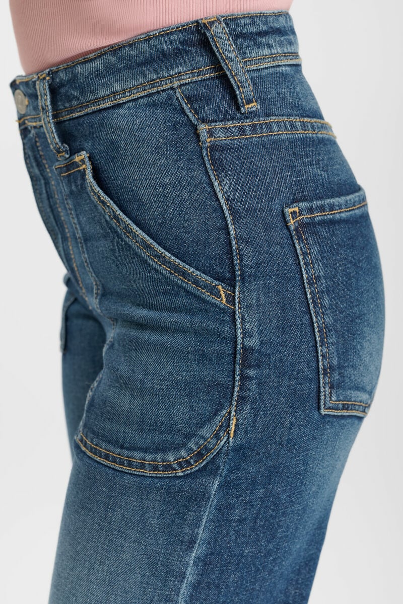 Jeans regular loose Magda bleu foncé