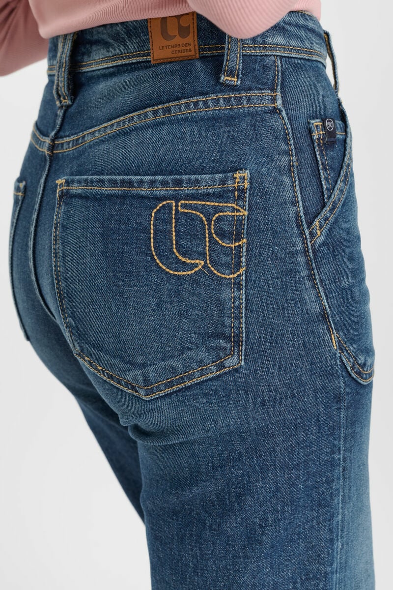 Jeans regular loose Magda bleu foncé