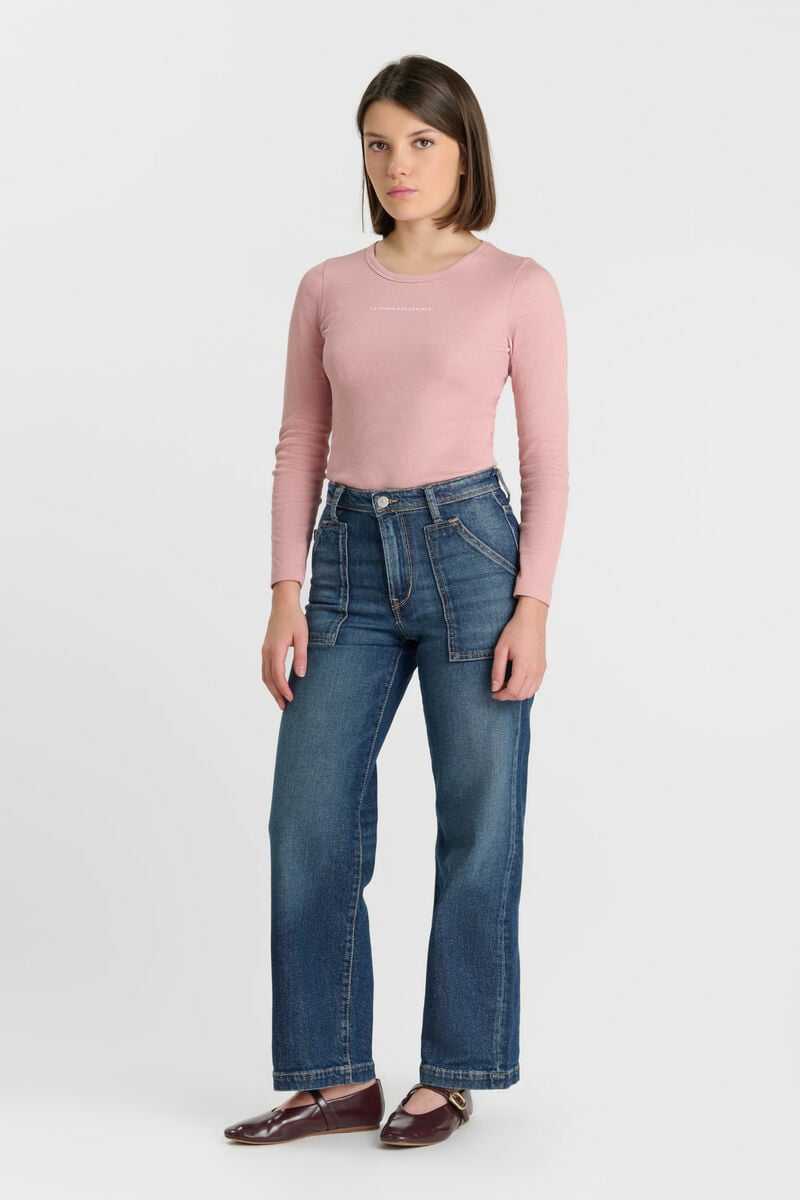 Jeans regular loose Magda bleu foncé