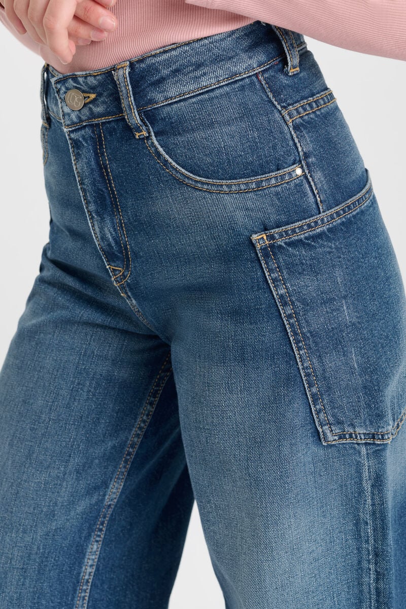 Jeans balloon Nala bleu moyen