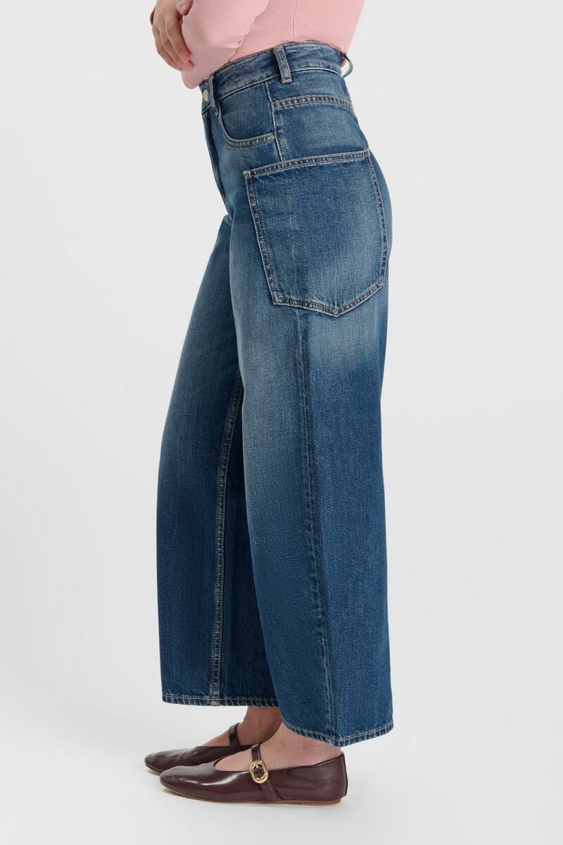Jeans balloon Nala bleu moyen