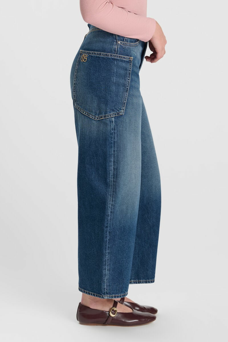 Jeans balloon Nala bleu moyen